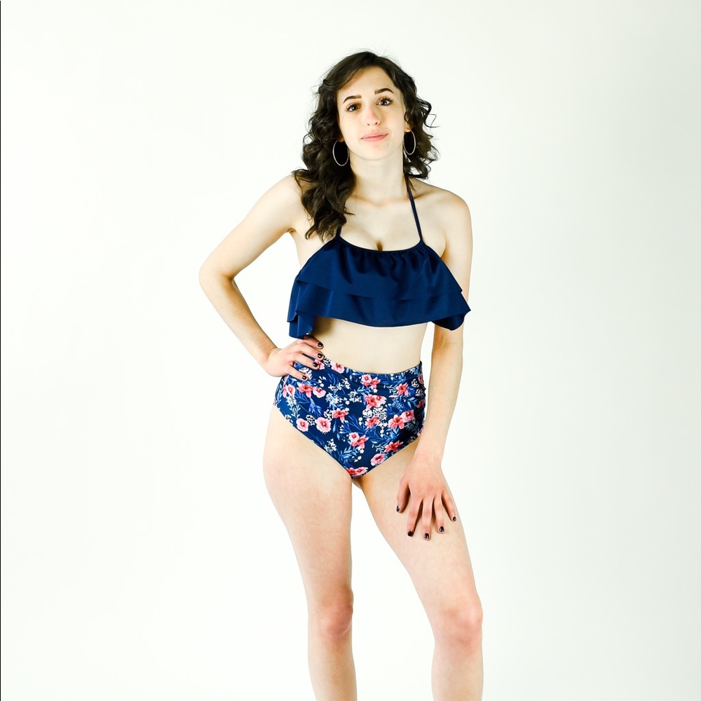 swim sale! Navy Blue Swimsuit
